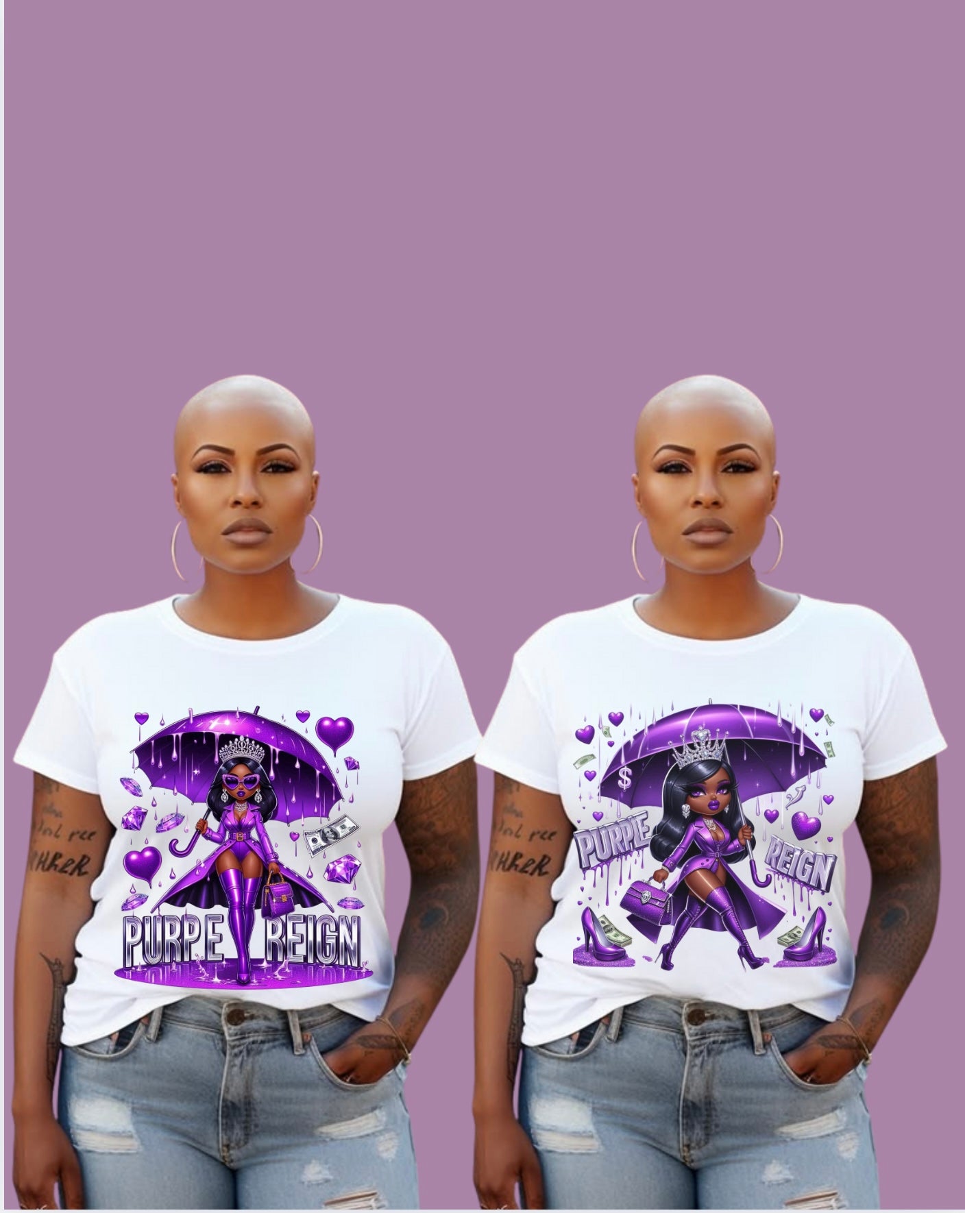 Purple Regin  Melain Magic Tee